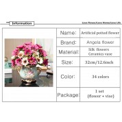 Artificial Basket Of Flowers