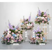 White Silk Flower Arrangements For Weddings