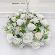 White Roses Wedding Decor