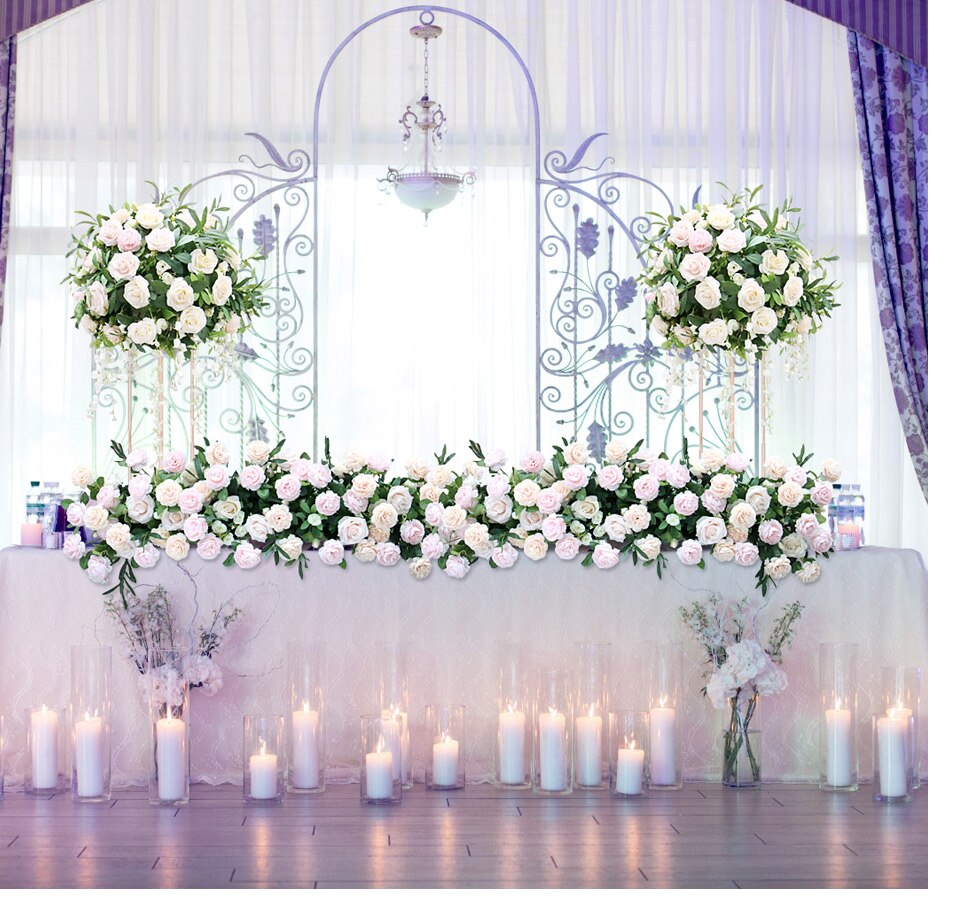 modern wedding aisle decor