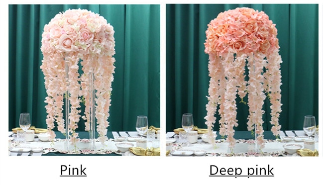 plum artificial flower arrangement3