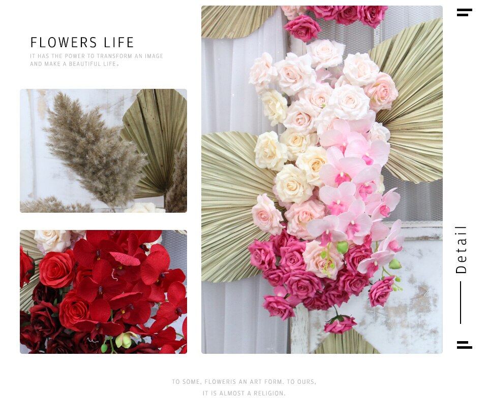 Balloon garlands and bouquets for wedding venue decor