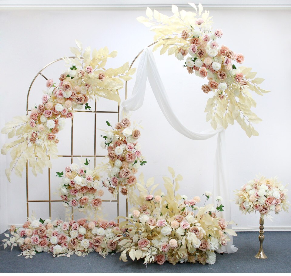 Select a sturdy frame for the arch backdrop structure.