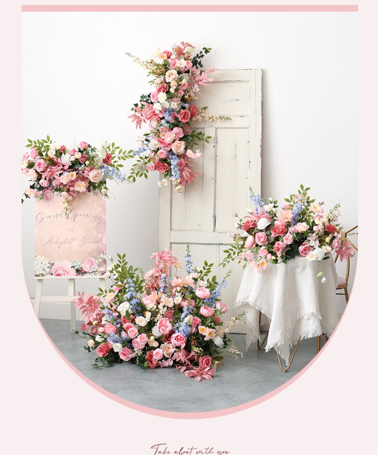 wedding new flower gate decoration8