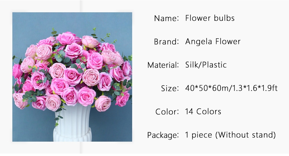 Selecting a suitable container or base for the centerpiece