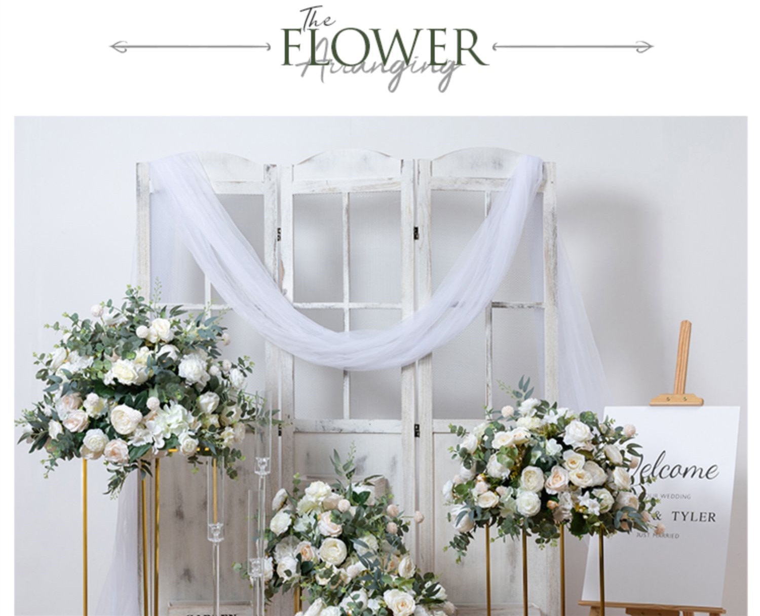 florist wedding arches