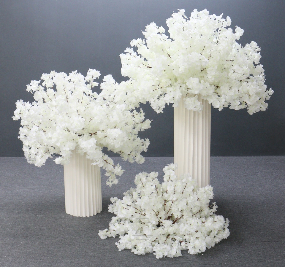 white cherry blossom artificial flowers1