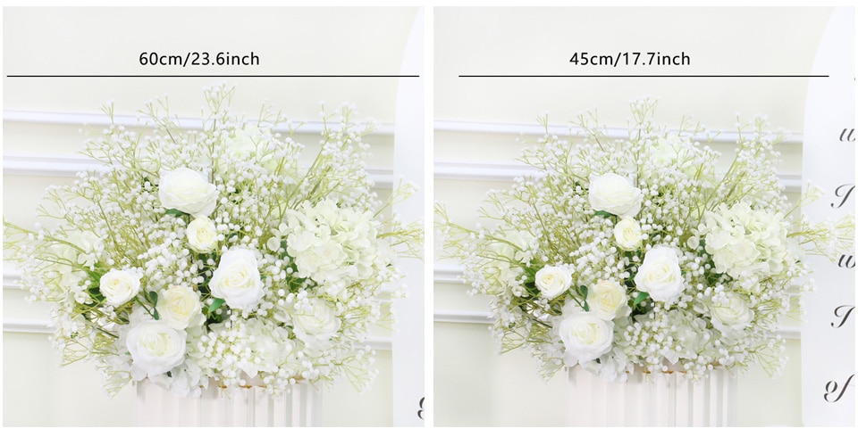 wedding centerpiece baby's breath with single flower1