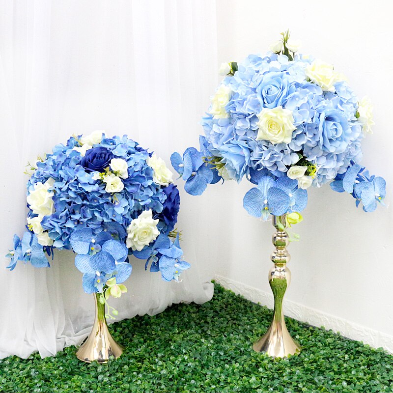 blue wedding altar decorations