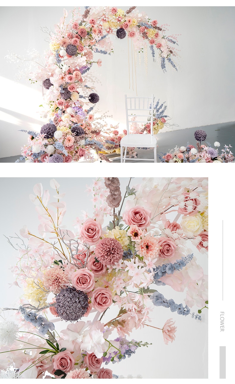 Floral Installations: Designing elaborate floral arrangements to adorn the ceiling.