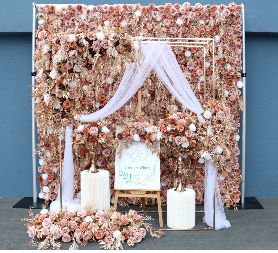 foldable flower wall stand10